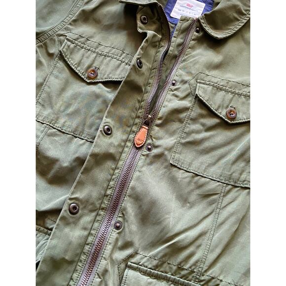 VINEYARD VINES Army Green Utility Jacket Womens sz S - Picture 4 of 14